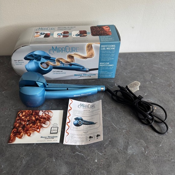 BaBylissPRO MiraCurl Nano Titanium Professional Hair Curler. Open Box. Tested. - Picture 3 of 7